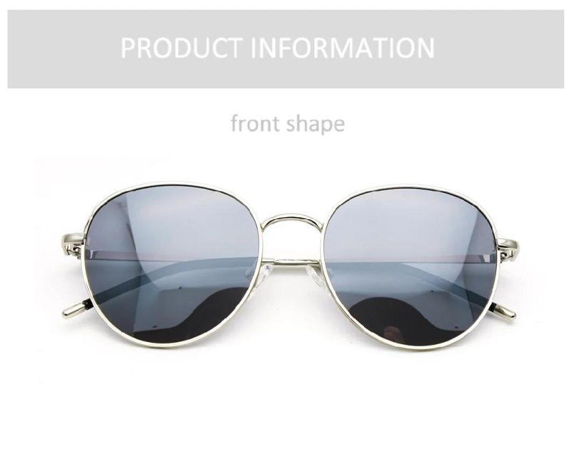 Hot Trending Eyewear Double Bridge Metal Frame Shades Sunglasses
