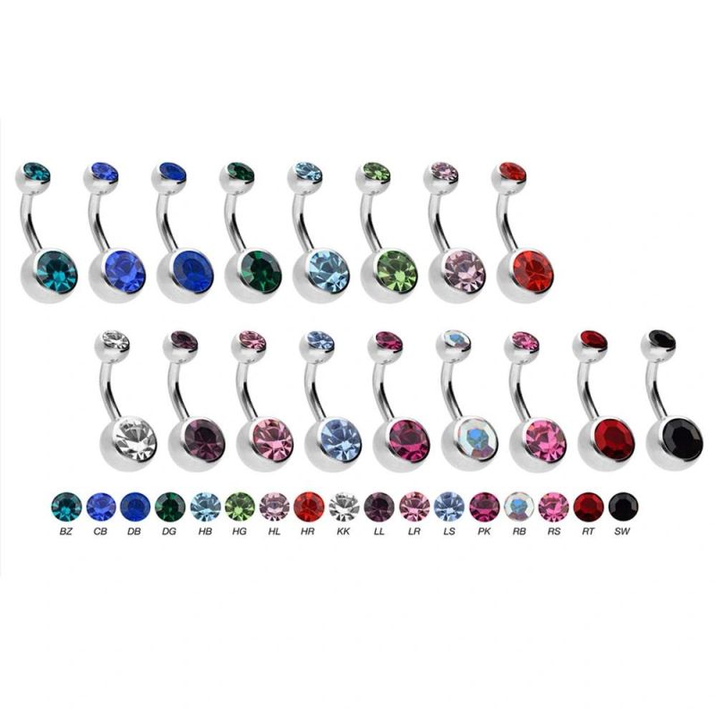 316L Surgical Steel Navel Rings/Belly Rings/Banana Bells
