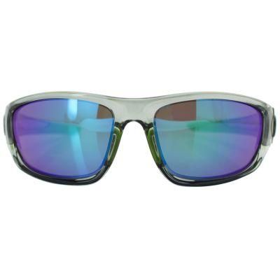 2020 Hot Selling Mat Transparent Grey Sports Sunglasses