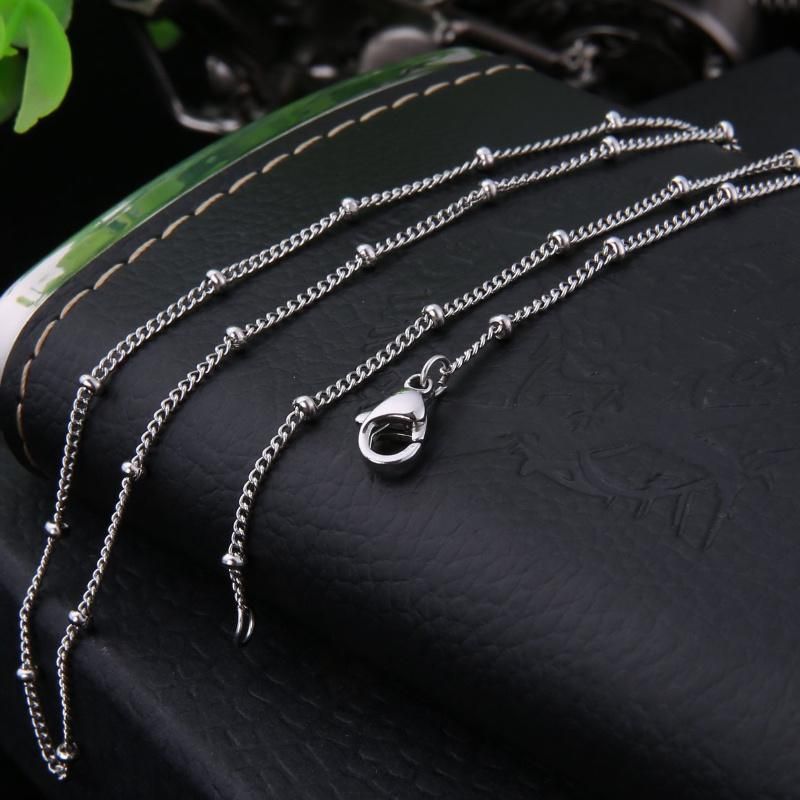 Fashion Jewelry Stainless Steel Polish Cross O Cable Chain