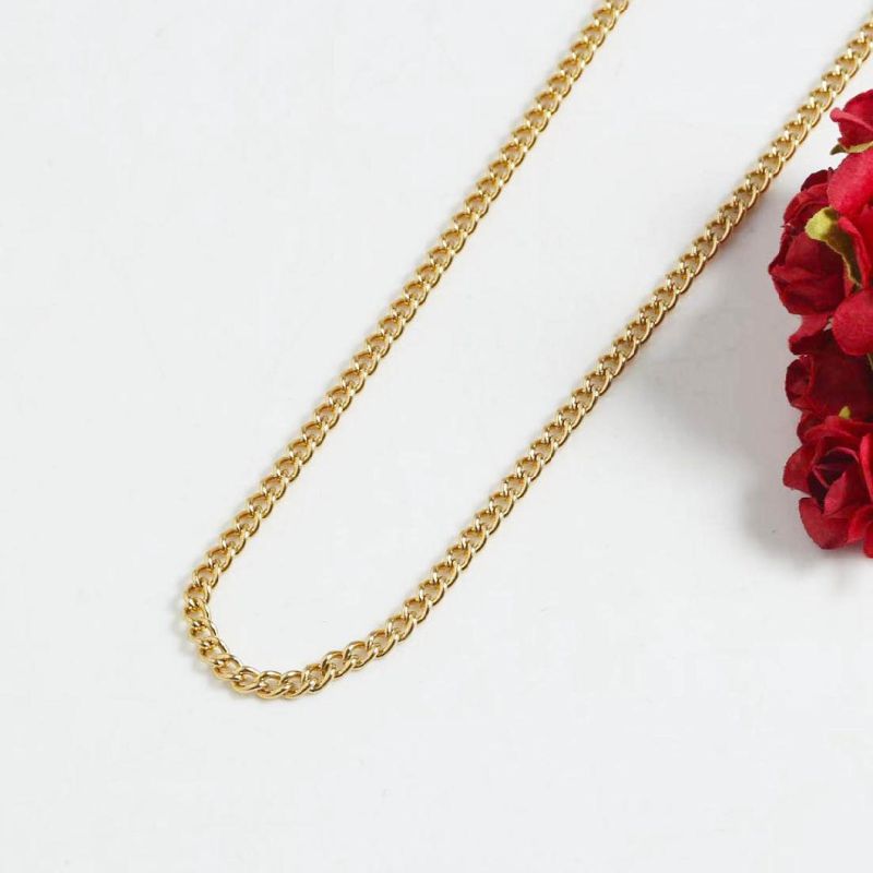 Manufacturer Custom High Quality Fashion Jewelry Acier Inoxidable Bijoux Stainless Steel 14K 18K Gold Waterproof Necklace Jewelry Trend