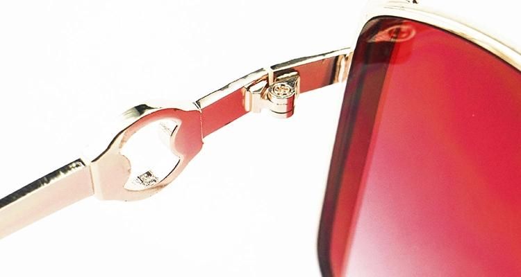 Round Shining Ready Metal Frames Women Sunglasses