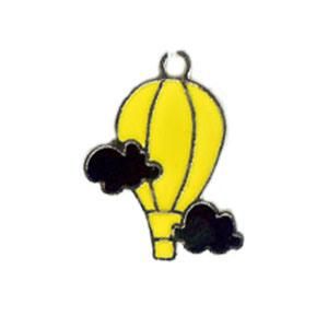 Metal Fire-Balloon Shaped Pendant (PD084)