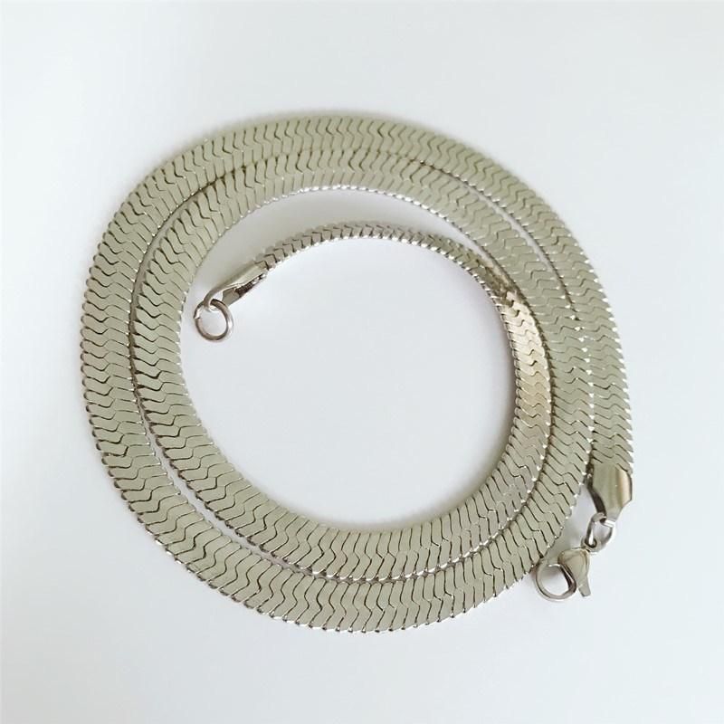 Custom Design Herringbone Jewelry for Fashion Accessories Necklace Bracelet