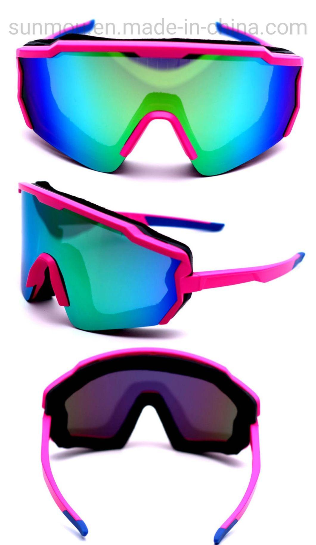 SA0833A02 100% UV Protection Polycarbonate PC Lens Eyewear Sunglasses Eye Glasses High Quality Popular Walking Protective Glasses Mask for Men Women Unisex