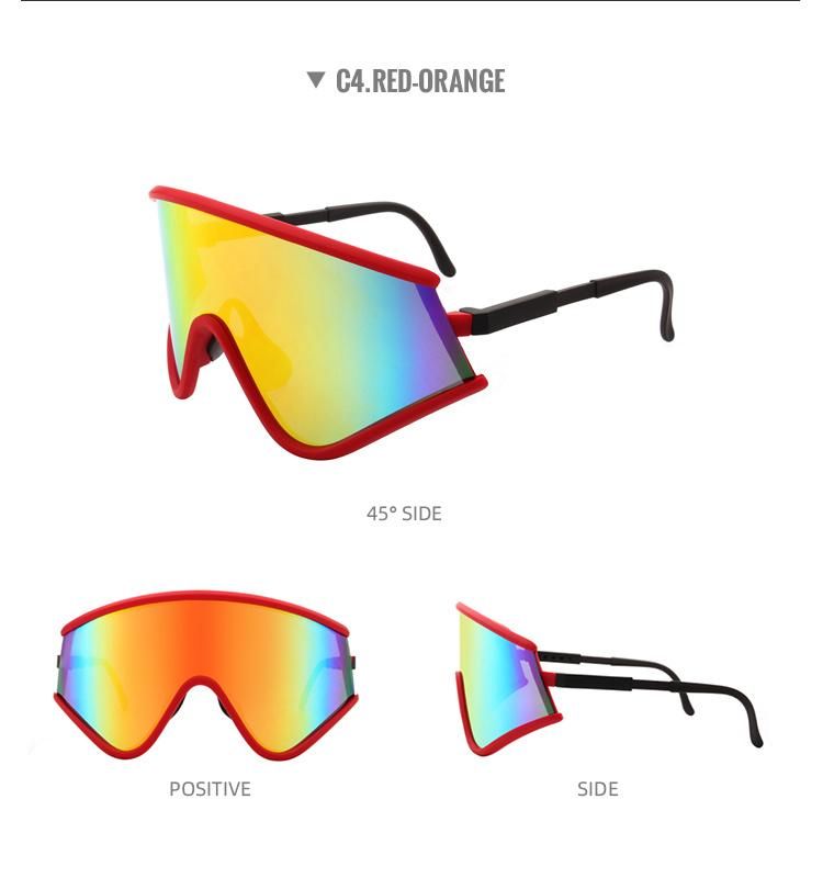 Wholesale 2022 Summer Fashion PC Frame Outdoor Man Polarized Cycling Sun Glasses Sports Sunglasses