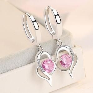 Wholesale Fashion Eardrop Jewelry Heart-Shaped Earrings