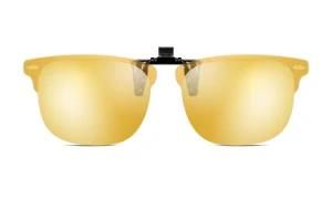 Casual 2020 Smart Polarized Clip on Sunglasses with Flip up Function for Drving Man or Woman Model J3151-Y