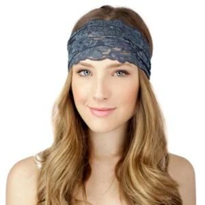 New Style 2017 Women Headwrap Fashion Lace Wide Hot Sale Female Casual Headpiece Headwear Bohemian Headwrap Apparel Accessories