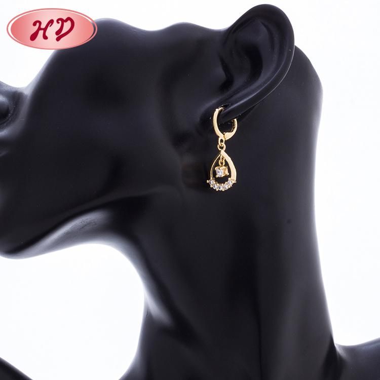 2020 Dubai New Fashion Design Jewelry Zircon 18K 14K Gold Plated Filled Necklace Earrings Jewelry Set Wholesale