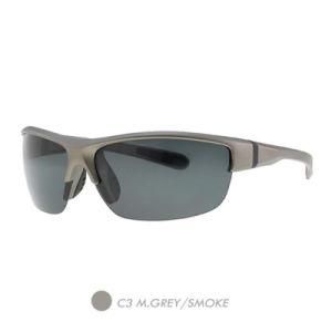 PC Polarized Sports Sunglasses, Plastic Square Half Frame Sp9004-03