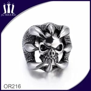 Custom Design Men&prime;s Retro Skull Ring