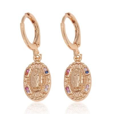 Women&prime; S Drop Earrings Brass Fashion Earrings