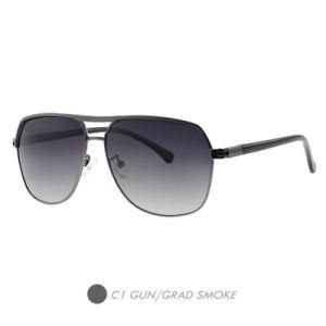 Metal Polarized Sunglasses, New Fashion Double Bridge Frame M9008-01