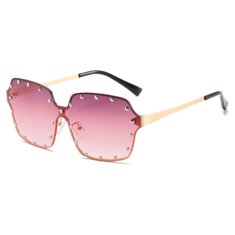 2020 No MOQ Rimless Trendy Fashion Sunglasses with Balls