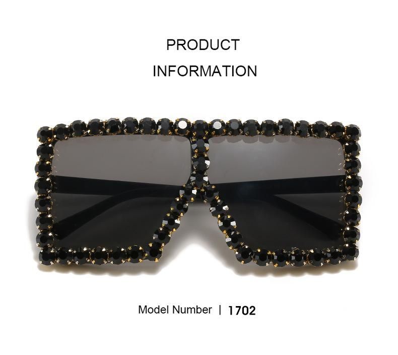 Latest Fashion Sunglasses High Quality Diamond Eyewear