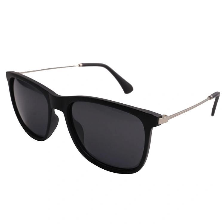 PC Frame Metal Tips Style Eyes Fashion Shades UV Sunglasses for Men