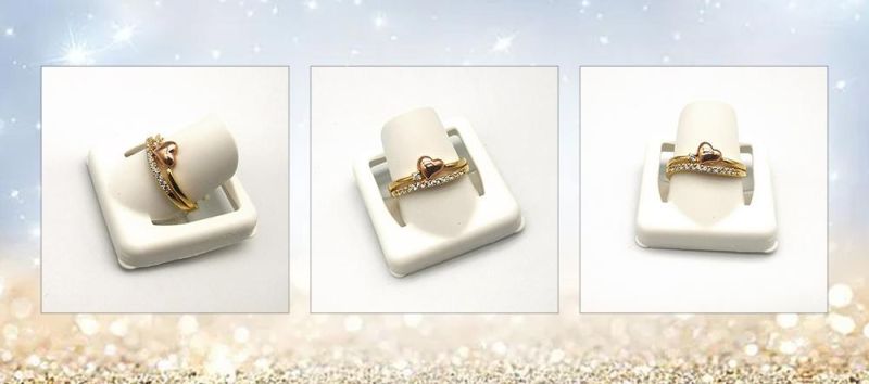 Popular Silver Gold Ladies Gift Ring