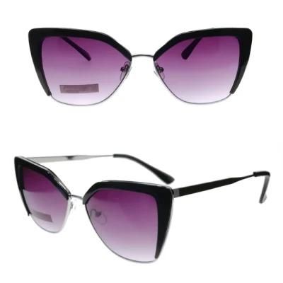 Metal and Plastic Mixed Material Funky Fashion Sunglasses
