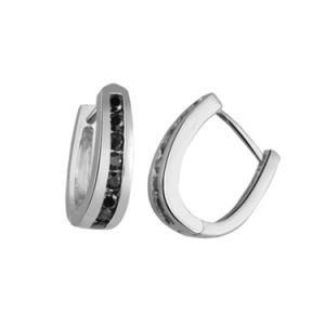 Hot Style 925 Sterling Silver Cuff Earring with Paved CZ
