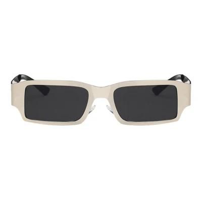 New Fashion Style Metal Small Square Frame Sunglasses Unisex Vintage Designer Shades Hot Selling UV400 Glasses