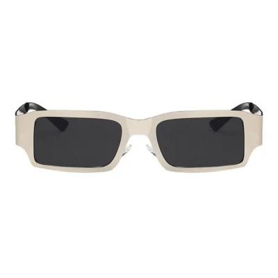 New Fashion Style Metal Small Square Frame Sunglasses Unisex Vintage Designer Shades Hot Selling UV400 Glasses