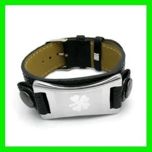 2012 Leather Stainless Steel Jewellery Bracelet