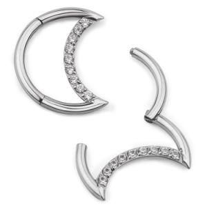 Wholesale 316L Surgical Steel New Septum Ring Clicker Nose Ring Jewelry