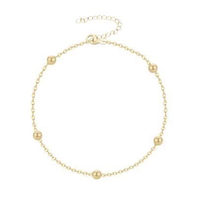 Jewelry Chain Manufacturer 18K 14K Gold Stainless Steel DOT Chain Necklace Jewelry for Body Chain Making