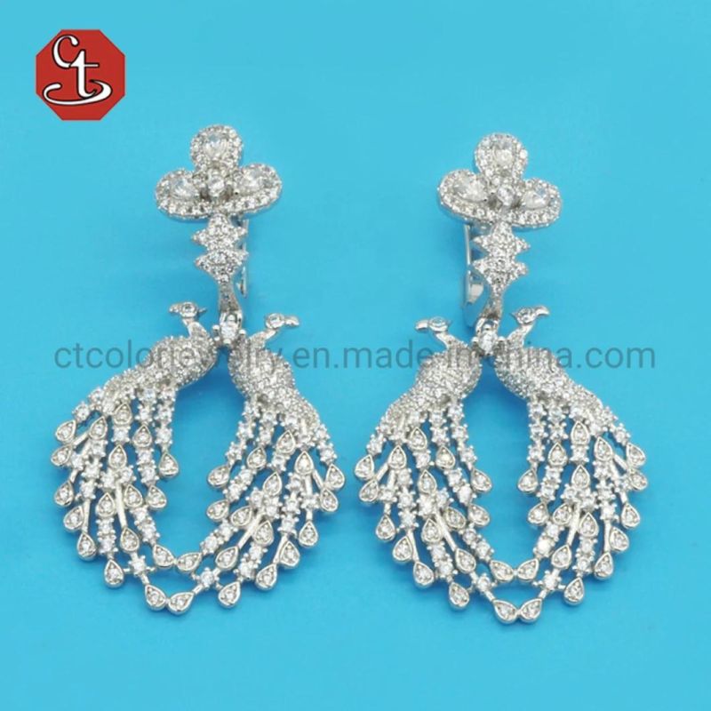 Chic Peacock Pendant Necklace Cubic Zircon Women Necklace Jewelry Retro Jewelry Gifts