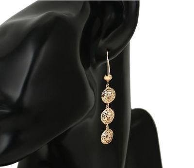 Wholesale New Design Unique Fashion 18K Gold Color Ball Shape Women&prime; S Eardrop Earrings