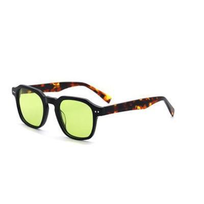 High Quality Retrotrendy Glasses Polarized Acetate Fashion Sunglasses Oversized Square Frame Glasses for Women Men