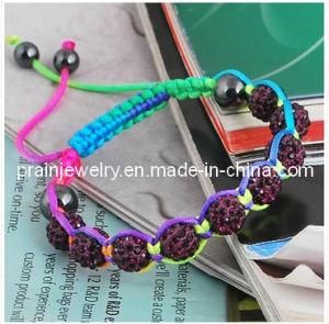 Kids Shambala Purple Bracelets, Glass Bead Glass Bead Jewelry (PB-091)