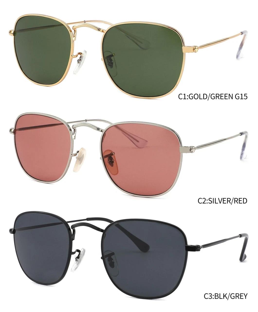 New Fashion Designer Metal Frame Ray Band Polarized Sun Shades Sunglasses