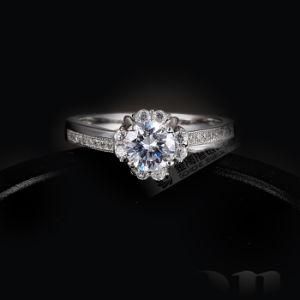 Elegant Wedding Anniversary Occasion Sterling 925 Silver White Diamond Rings