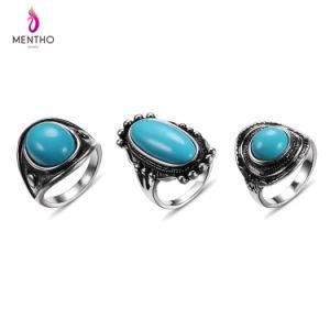 New Hot Sale Retro Ethnic Alloy Women&prime;s Ring Set Jewelry