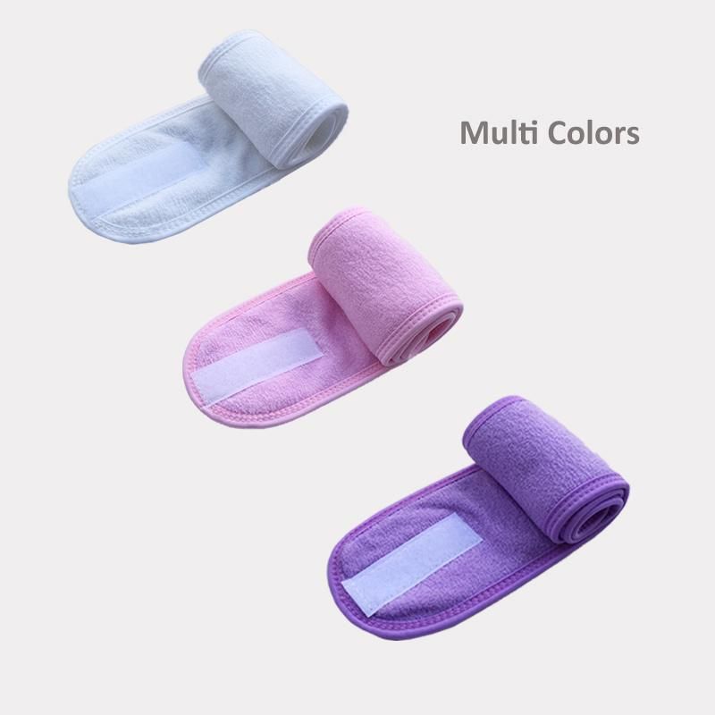 Microfiber Fabric Cloth Headband Towel SPA Make up Reusable Hairband Towel