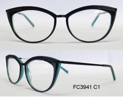 New Acetate Optical Frame for Lady with Metal (Ce) Eyewear Frame