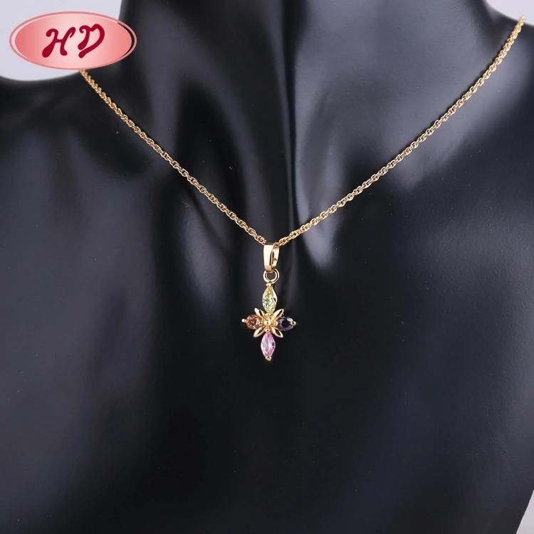 2020 New Cubic Zirconia 18K Gold Plated African Jewelry Set for Women