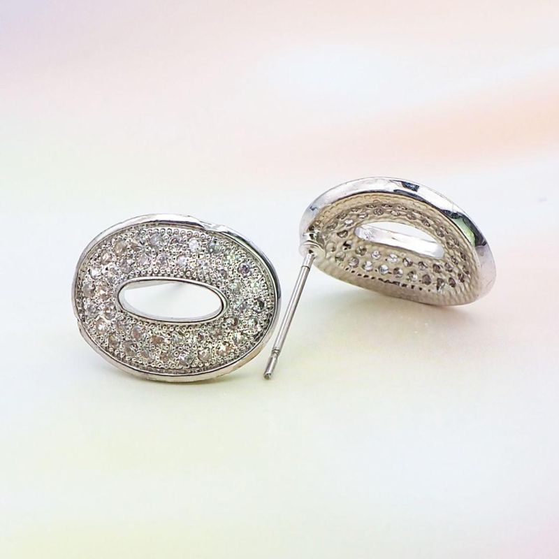 925 Sterling Silver with CZ Earrings Fashion Jewelry Jewellery for Wholesale