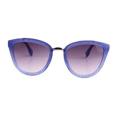 Metal Nose PC Frame Women Fashion Sunglass