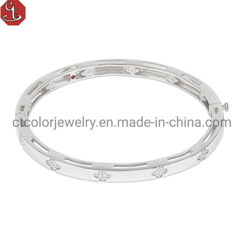 Hot sale New Fashion jewelry Bracelet Luxury 925 silver Rose plated Bracelet