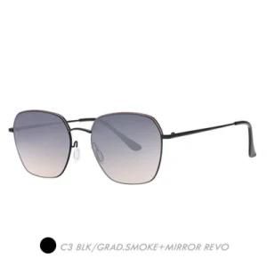 Metal&Nylon Lens Sunglasses, Square New Fashion Frame, M9011-3