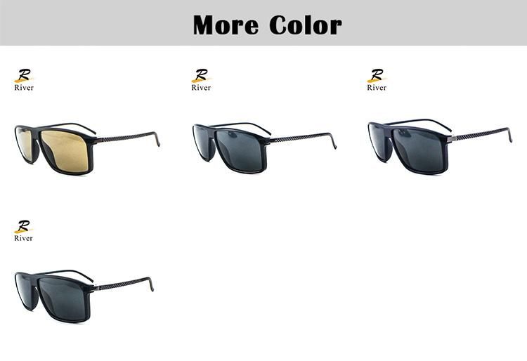 P0086 Matte Visual Effect Stock Polarized Men Sunglasses