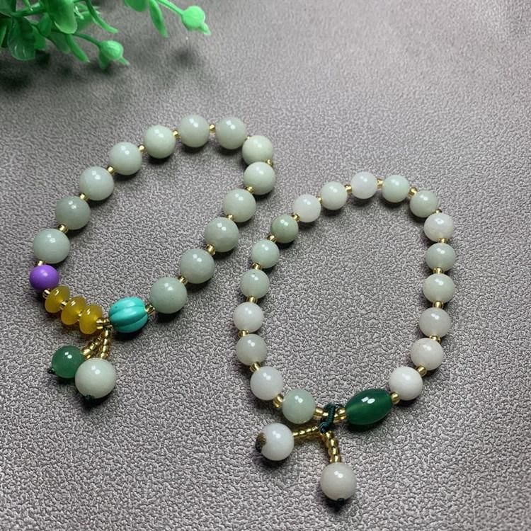 Fashion Jewelry Xinjiang Gobi Jade Multi-Precious Bracelet
