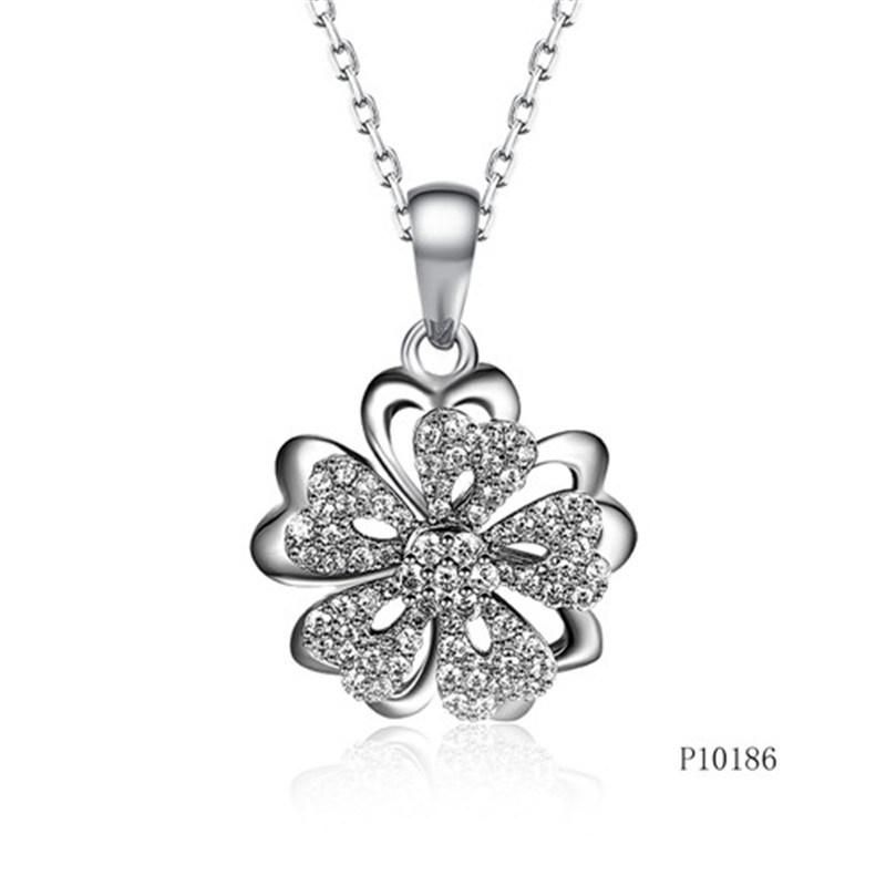 Wholesale Fashion Silver Jewelry of Rotating Pendant