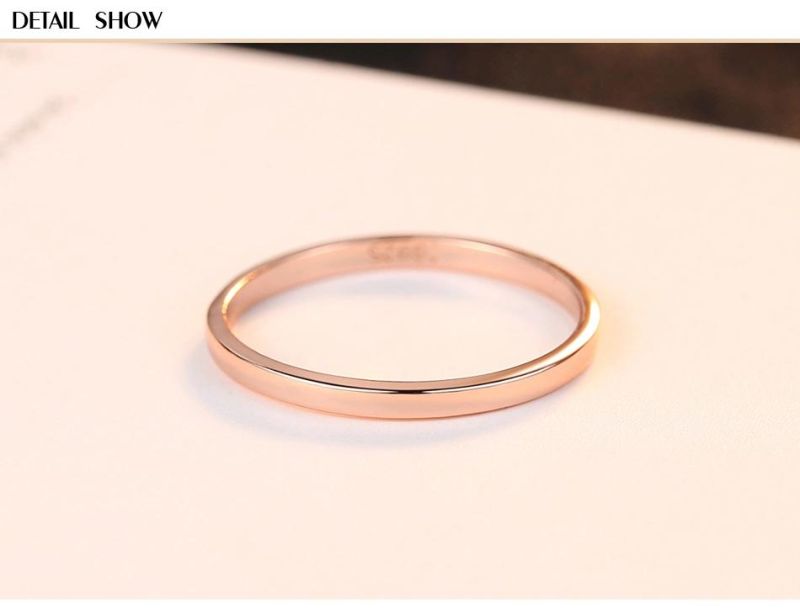 Gold Jewelry Fine Jewelry Small Twining Ring 9K Golden Ring