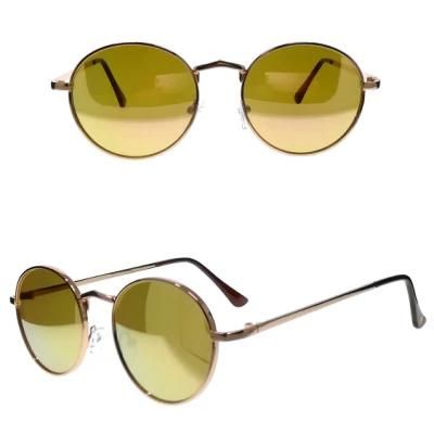 Steam Punk Round Frame Metal Sunglasses