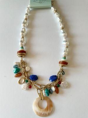 New Jewellery Necklace Decorated with Pearl (20-26cm)