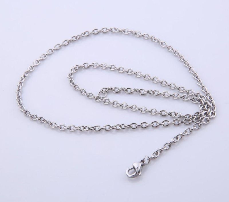 Wholesale Men Fashion Bracelet Women Anklet Stainless Steel Classic Cable Chains Necklace Jewelry